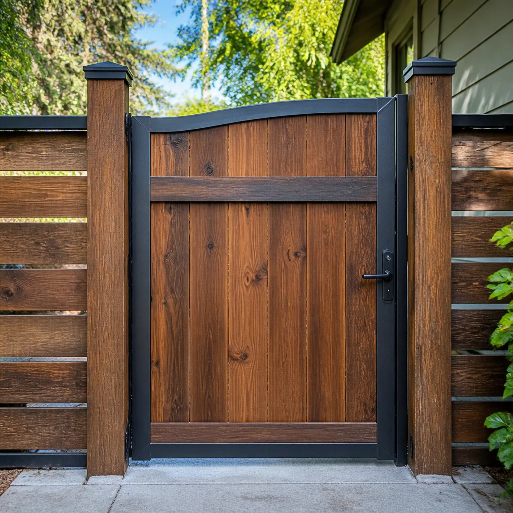 Wood & steel frame